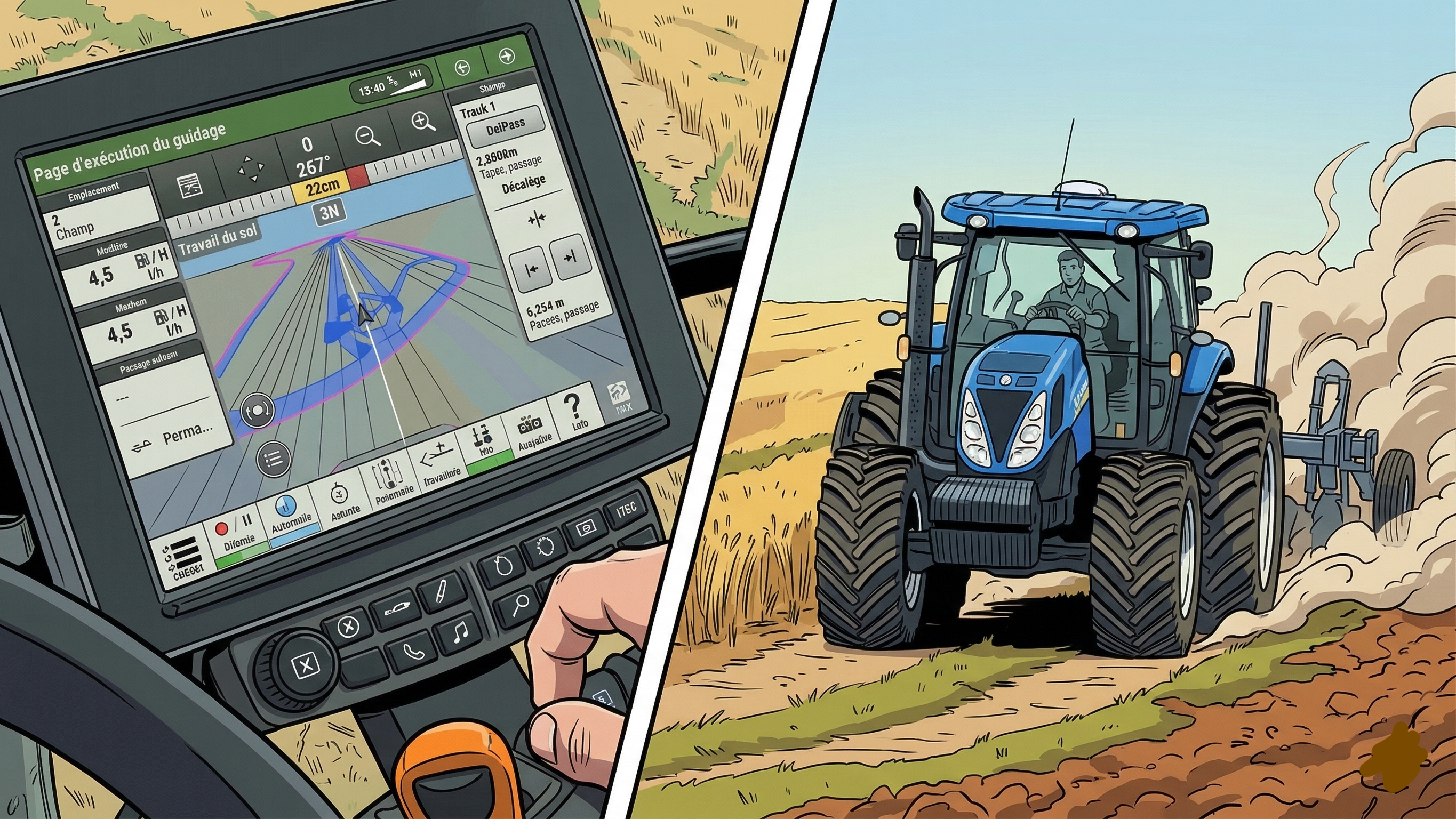 Vol de GPS agricole
